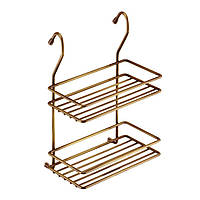 Двоярусна поличка на рейлінг Lemax мала, бронза (MX-066 BA)