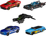 Hot Wheels Batman Хот Вілс Бетмен Набір із 5-ти машинок: Muscle Bound, Dodge Charger, Batmobile, The Bat, фото 4