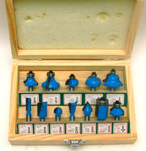 Набір фрез по дереву 12 шт