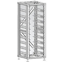 Стойка для системы хранения энергии (АКБ) Deye 3U-LRACK 8 батарей + для блока BMS