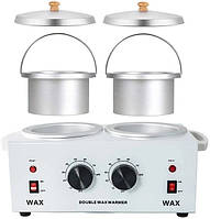 Воскоплав баночный Wax Heater двойной для воска в банках, гранулах, таблетках