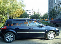 Дефлектори вікон (вітровики) COBRA-Tuning RENAULT MEGANE II HB 5D 2002-2009