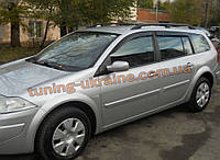 Дефлекторы окон (ветровики) COBRA-Tuning на RENAULT MEGANE II WAGON 5D 2002-2009