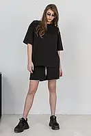 Totalfit Жіночий костюм футболка та шорти бавовна Розміри XS-XL