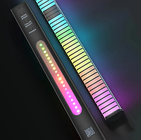 Музыкальный светильник RGB LED Черный USB лампа с светопередачей ритма музыки