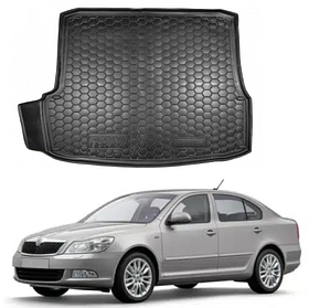 Коврик багажника на Skoda Octavia II (A5) (04-13) (L.Locker)