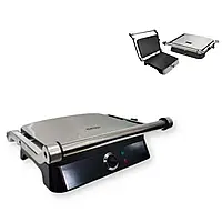 Гриль електричний DSP KB1001 Health Grill (90° 180°) 1400W. Домашній гриль. Електрогриль на кухню.