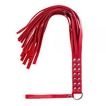 Флогер з натуральної шкіри Slash Double Fancy Flogger, Red