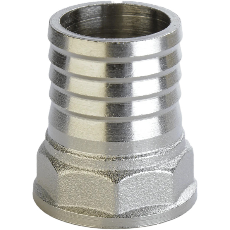 Штуцер нікельований 1| ВР х 30 мм штампований А2071А (нк) VA