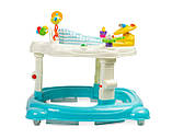 Ходунки 3 в 1 Caretero Hip Hop Light Blue, фото 3