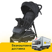 Коляска прогулочная детская Bambi M 4249-2 Black Matt Черная