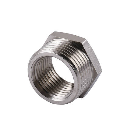 Футорка перехідна SOLOMON 3/4<unk> х 1/2" НІКЕЛЬ 8209 НВ N, фото 3