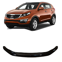 Дефлектор капота на KIA Sportage III (SL) 2010-2015 короткая