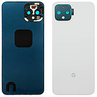 Задня кришка Google Pixel 4 (біла Original New зі склом камери)