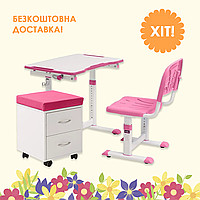 Комплект детской мебели Cubby Olea Pink + FunDesk SS15W Pink
