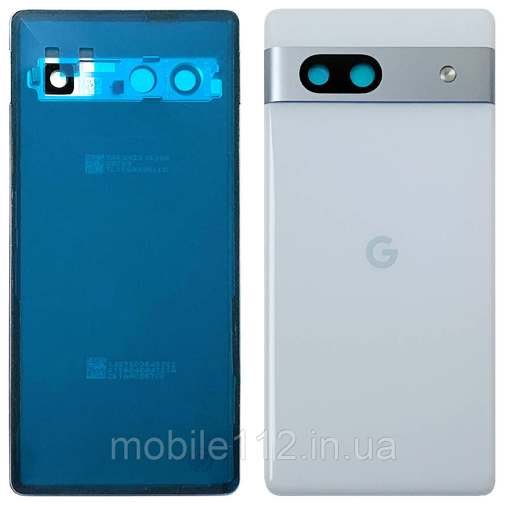 Задня кришка Google Pixel 7a блакитна оригінал Китай зі склом камери