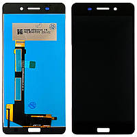 Экран (дисплей) Nokia 6 TA-1033 TA-1021 + тачскрин черный