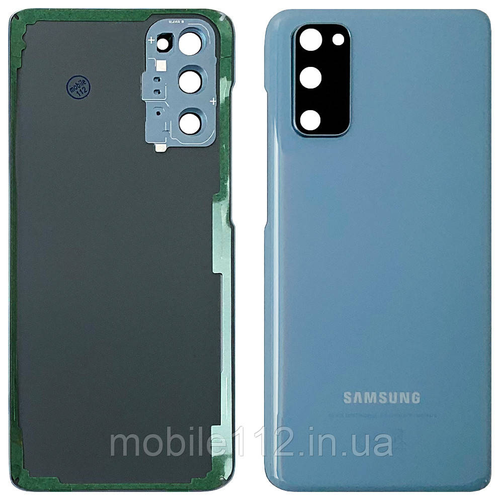 Задняя крышка Samsung Galaxy S20 G980F голубая оригинал Китай со стеклом  камеры (ID#1419466740), цена: 332 ?, купить на Prom.ua