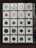 Альбом з монетами світу в холдерах 200 монет, фото 8