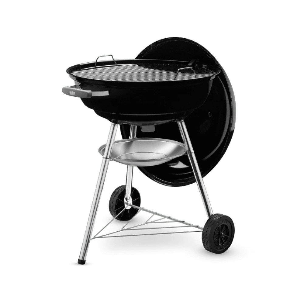 Вугільний гриль Weber Compact Kettle 57 см чорний