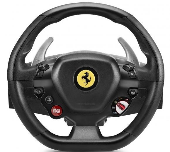 Комплект (руль, педалі) Thrustmaster T80 Ferrari 488 GTB Edition PC/PS4/PS5 Black (4160672)