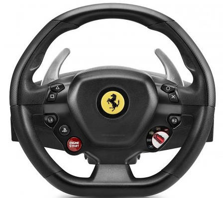 Комплект (руль, педалі) Thrustmaster T80 Ferrari 488 GTB Edition PC/PS4/PS5 Black (4160672), фото 2