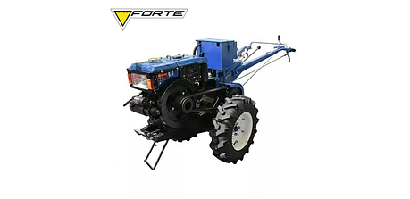 Мотоблок дизельний, без плуга Forte МД-101 LUX Синій [10 к.с. / 573 см3 / передачі 6-2 ], фото 1