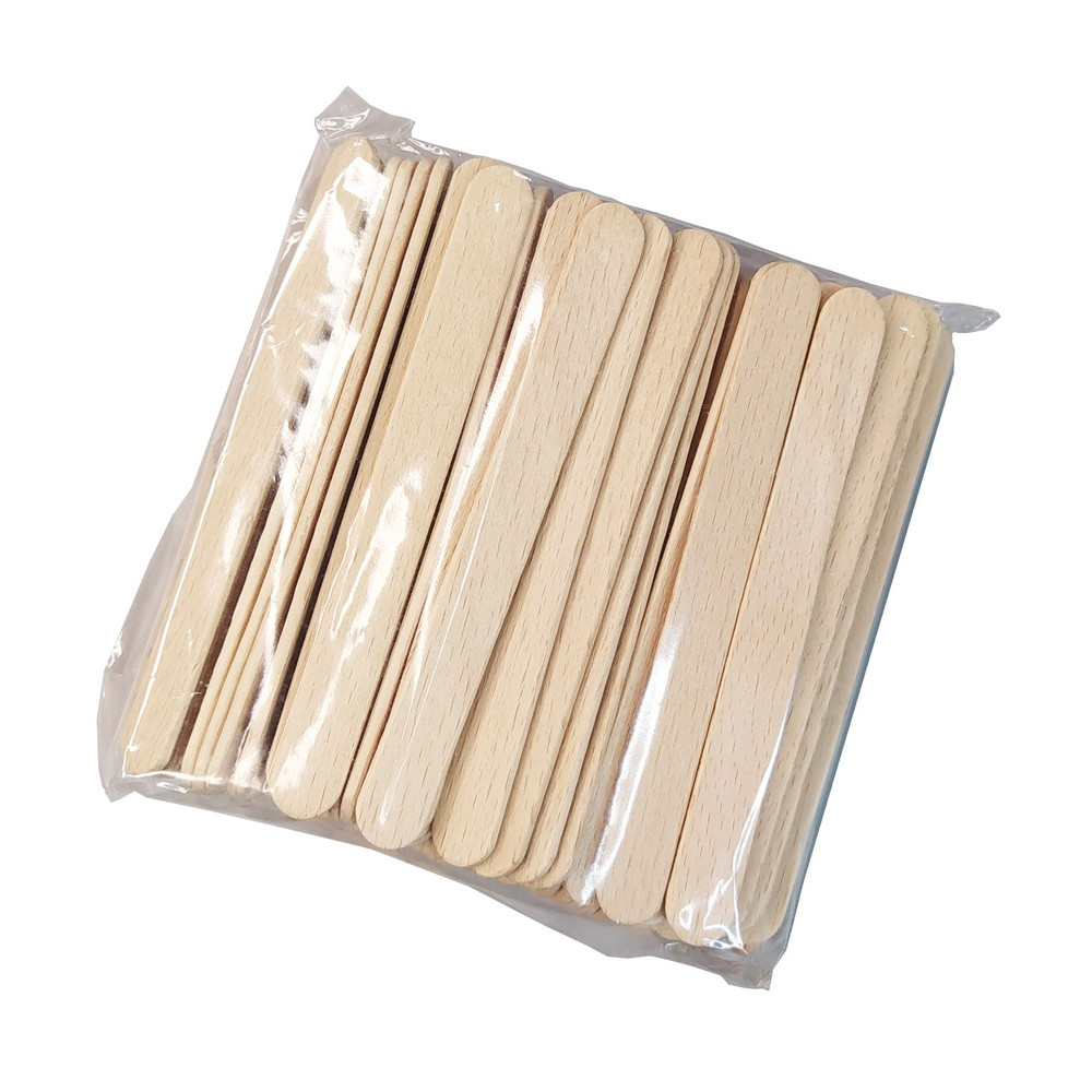 Шпателі дерев'яні, ширина 8 мм, 50 шт., фото 1