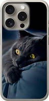 Чехол на iPhone 15 Pro Дымчатый кот "825u-3096-63117"