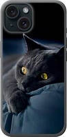 Чехол на iPhone 15 Дымчатый кот "825u-3075-63117"