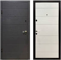 Вхідні двері модель ПБ-202 ДУБ ГРИФЕЛЬ/ПЛОМБІР