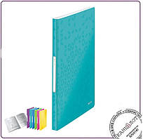 Папка з файлами LEITZ WOW, 20 файлів, Бірюза (4631-00-51)