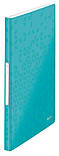 Папка з файлами LEITZ WOW, 20 файлів, Бірюза (4631-00-51), фото 2