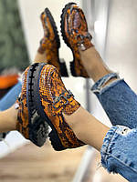 Женские туфли лоферы из натуральной кожи, размер от 36 до 41
