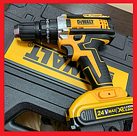 Аккумуляторний шуруповерт Деволт Ударний шуруповерт DeWALT 24 V 6 AH DCD 791 дрель шуруповерт шуруповёрт