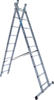 Лестница ELKOP VHR Trend 2x9 алюминиевая, 2 секции, 9 ступеней (36454)