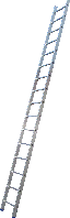 Лестница приставная ELKOP VHR Hobby 1x16 алюминиевая, 4247 мм (37488)
