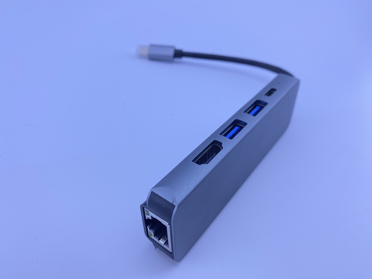 Мультипортова док-станція BYL-2007 5 в 1 USB Type C - (PD / USD / HDM / RJ-45)