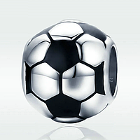 Серебряный шарм "Футбольный мяч"