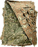 Маскувальна сітка 7х8м двостороння подвійна літо осінь "зелена з коричневим Листя №2 / Листя №4", фото 6