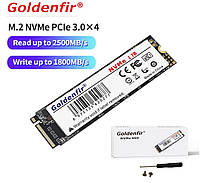 SSD Диск Goldenfir M.2 NVMe 1TB PCIe Gen3x4 2280 PC ноутбук PlayStation 5