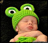 Шапочка для малюка - "Frog Hat" - 6 міс., фото 5