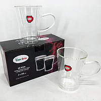 Чашки с двойными стенками Con Brio 280 мл CD-532 CB-8528 2шт