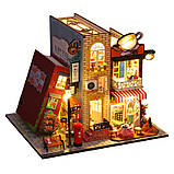 Бук Нук Кав'ярня Book Nook  Coffee Slow Time DIY House ES-007 Інтер'єрний конструктор, фото 11