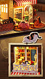 Бук Нук Кав'ярня Book Nook  Coffee Slow Time DIY House ES-007 Інтер'єрний конструктор, фото 9