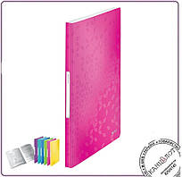 Папка з файлами LEITZ WOW, 20 файлів, Рожевий (4631-00-23)