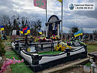Надгробний пам'ятник загиблого воїна з граніту та мармуру № 183, фото 8