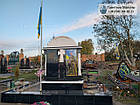 Надгробний пам'ятник загиблого воїна з граніту та мармуру № 183, фото 6
