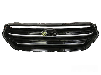 Решітка радіатора grill Ford Escape MK3 17-19 повністю чорна смужка GJ5Z-8200-CC