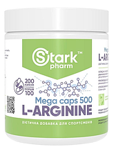 Аргінін L-Arginine 500 мг Stark Pharm 200 caps